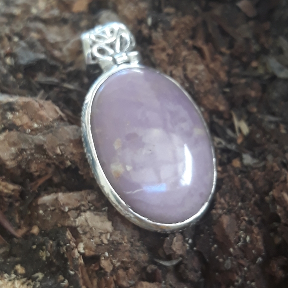 Phosphosiderite Sterling Silver Pendant - Picture 5 of 11